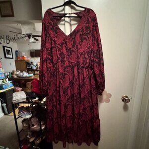 Midi Keyhole Dress (Lane Bryant)